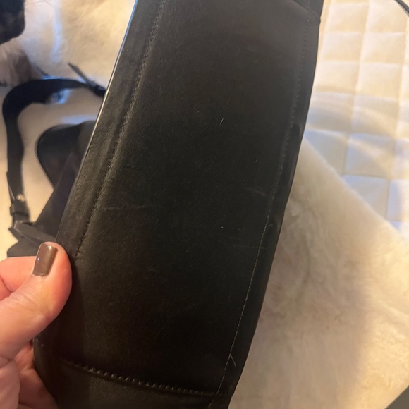 All Saints hobo shoulder or crossbody all leather large  bag - Picture 8 of 10